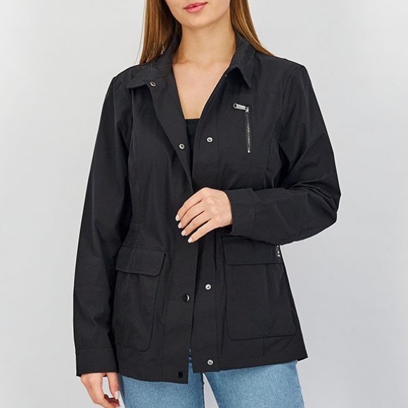 NWOT SAM EDELMAN Field Utility Jacket Lightweight Olive Green Military Safari M - Picture 9 of 16